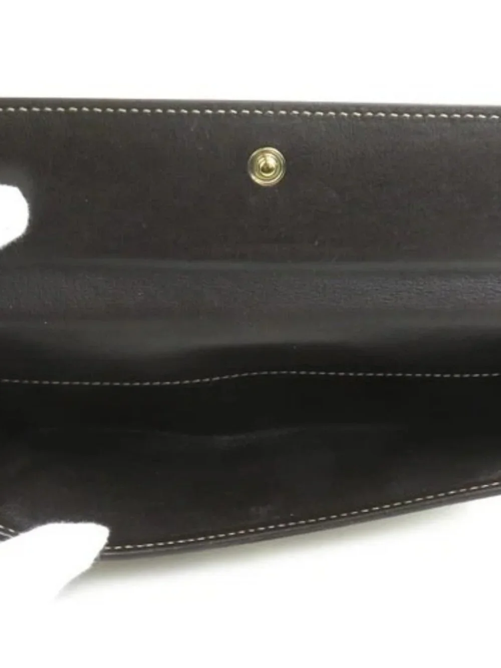 Auth GUCCI Bifold Long Wallet Brown GG Canvas/Leather/Goldtone - h31800g - Picture 5 of 11